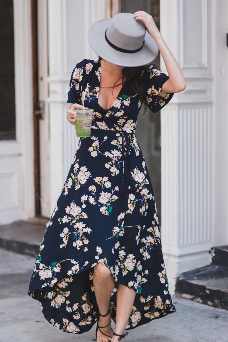 Wrap Maxi in Summer Floral // Obsessions Now