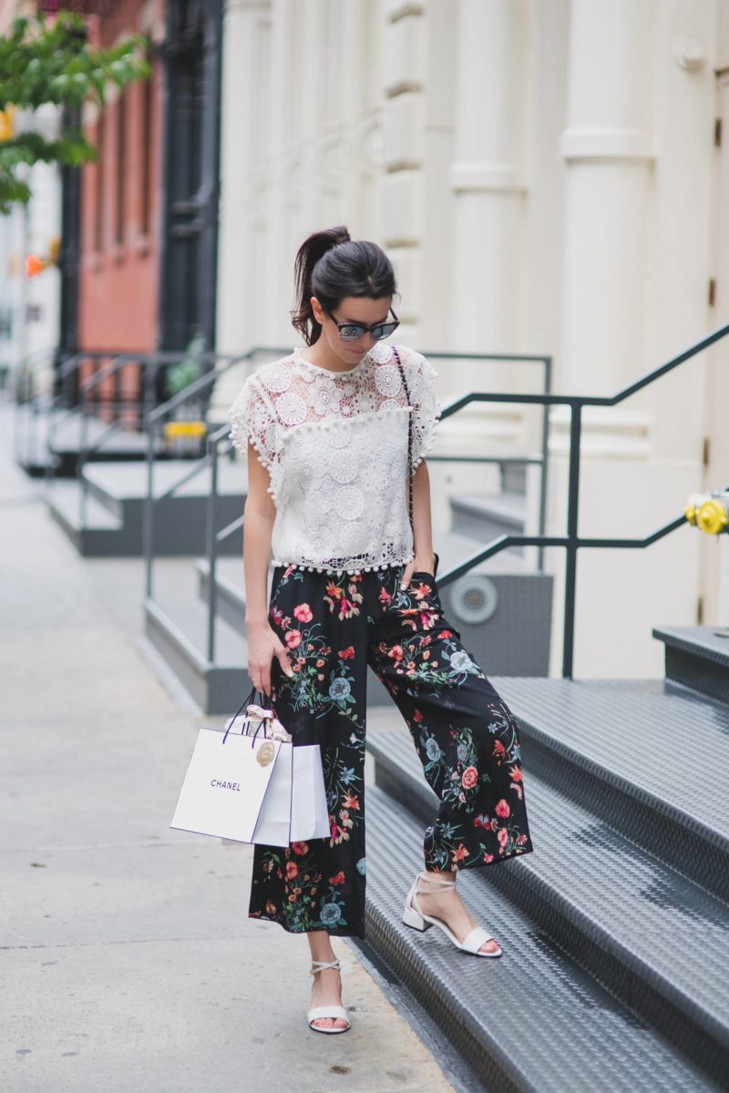 Pom Pom and Floral Print // Obsessions Now