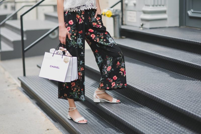 Floral Silk Culottes by Rebecca Taylor // Obsessions Now