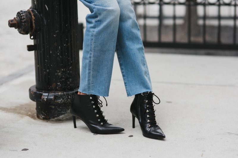 Balenciaga Booties + Frayed Hem // Obsessions Now