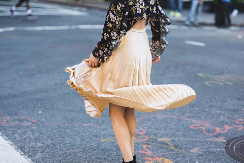 Metallic Skirt for Fall // Obsessions Now