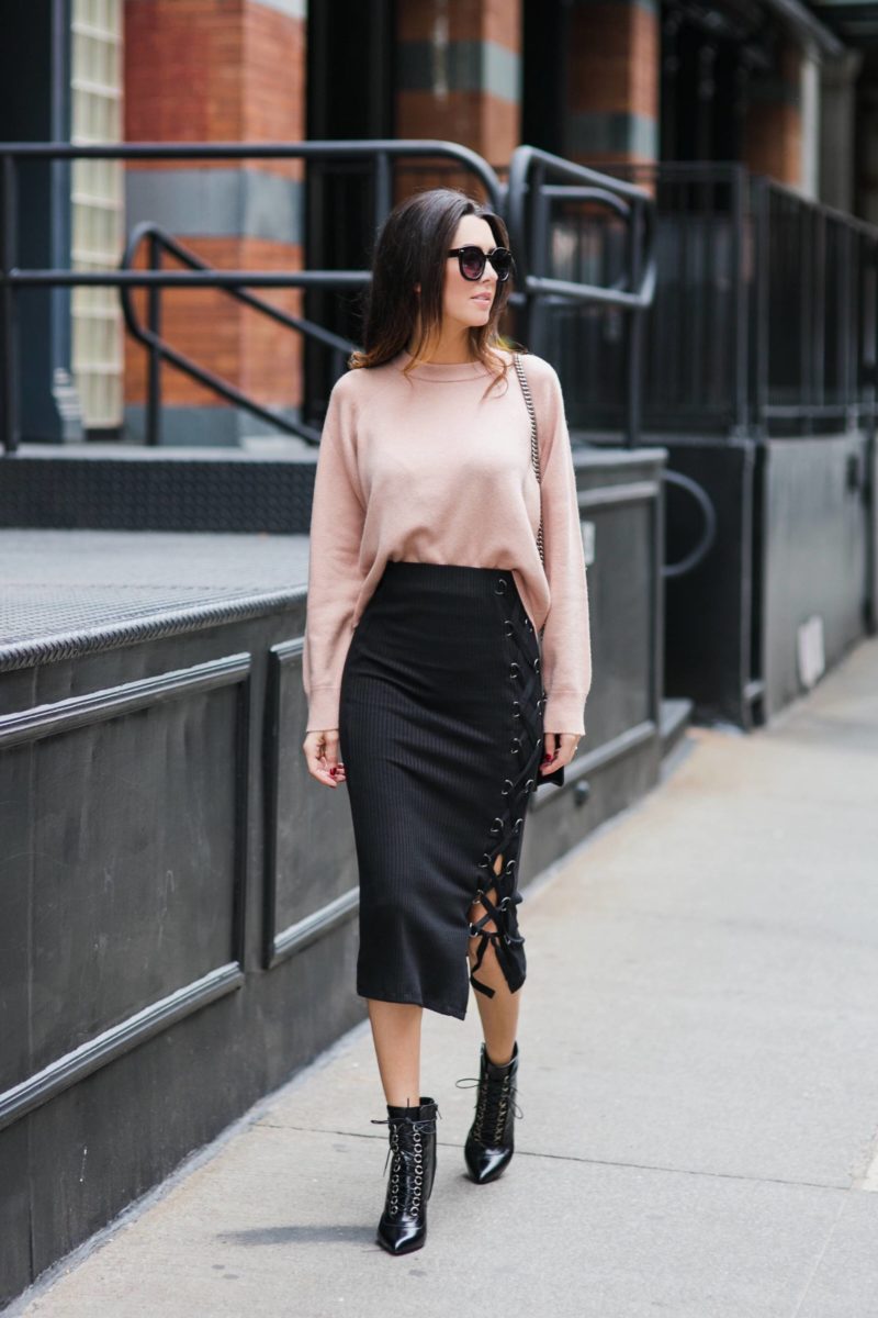 Fall Sweaters with Skirts // Obsessions Now