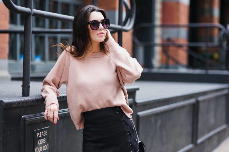 Now Styling: Soft Sweaters with Skirts - Obsessions Now