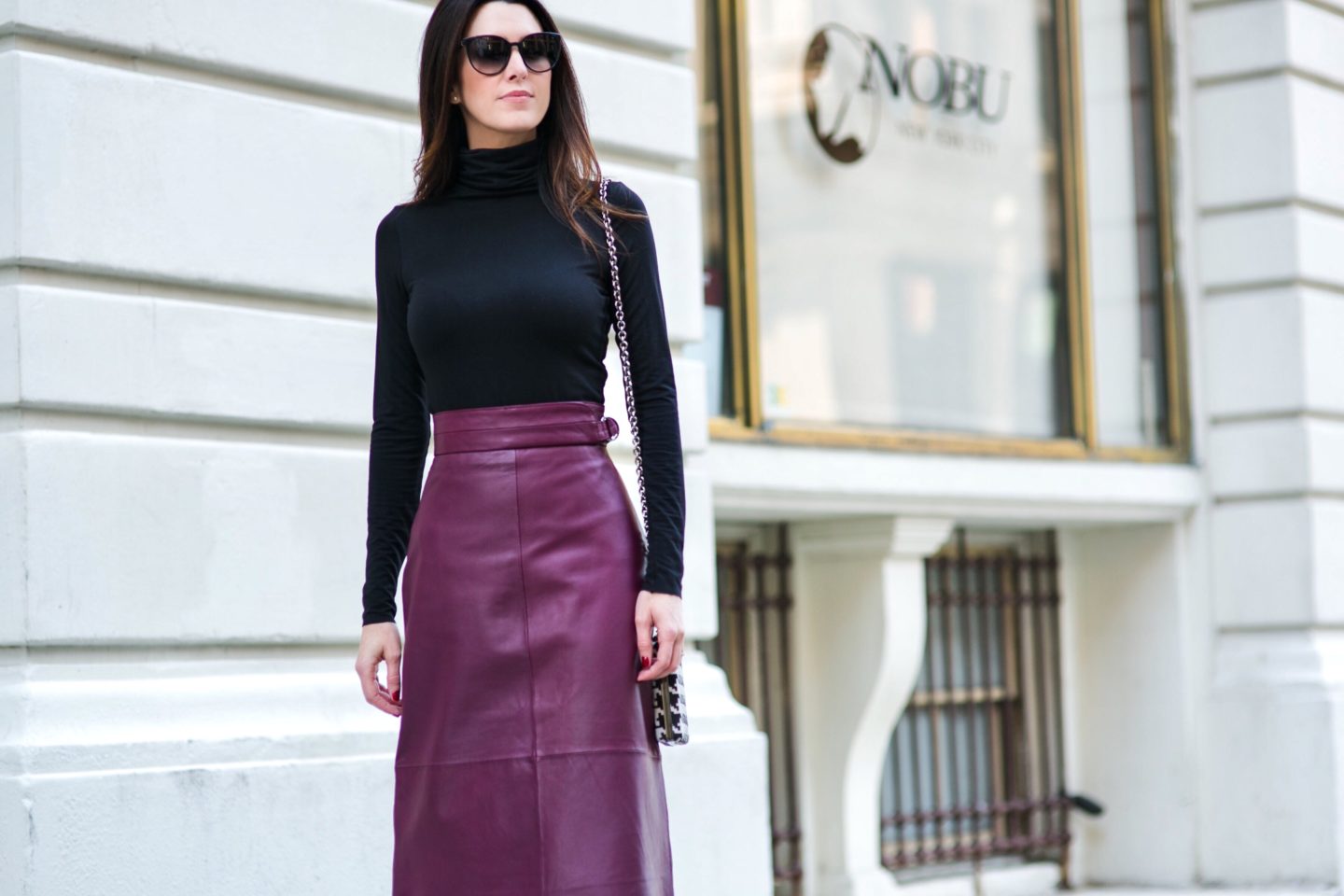 Styling Now: Burgundy and Black