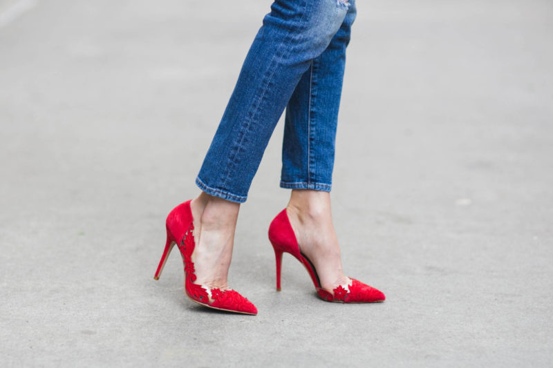 Reiss Red Pumps // Obsessions Now