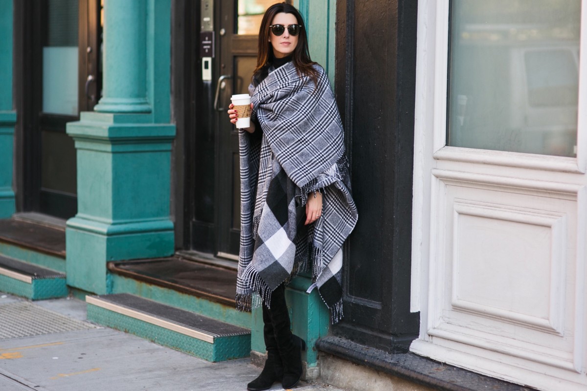 Style Tip: How To Rock A Cape As Temps Drop - Obsessions Now