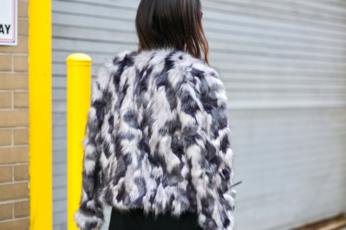 NYFW: Day One Dress + Faux Fur Takeover